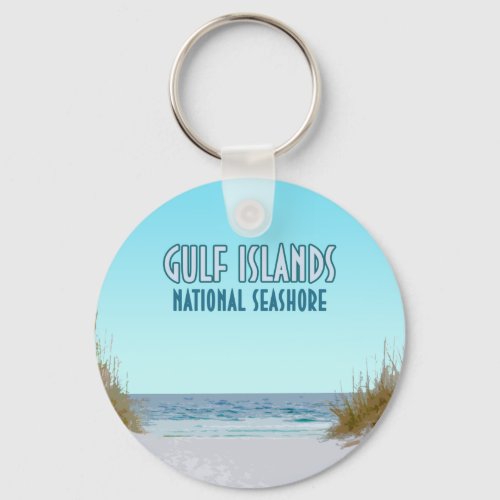 Gulf Islands National Seashore Mississippi Florida Keychain