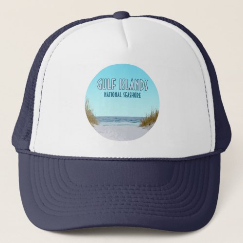 Gulf Islands National Seashore Mississippi Florida Trucker Hat