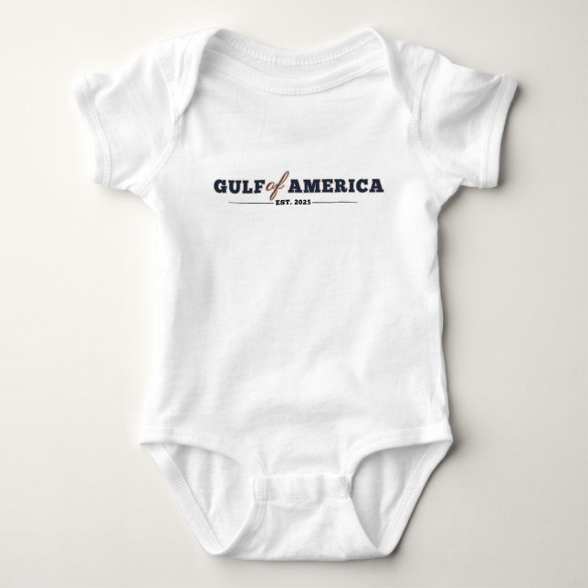 Gulf of America baby Jersey bodysuit T-Shirt (Front)