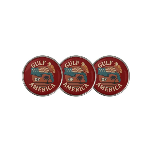 Gulf of America Beer Golf Ball Marker (3 Up)