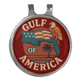 Gulf of America Beer Golf Hat Clip