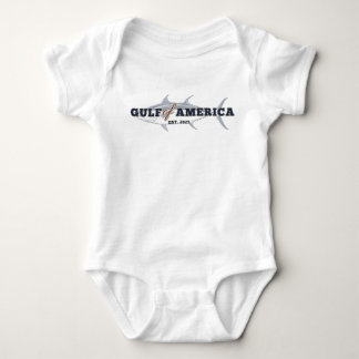 Gulf of America - Blue Fin - baby jumpsuit Baby Bodysuit