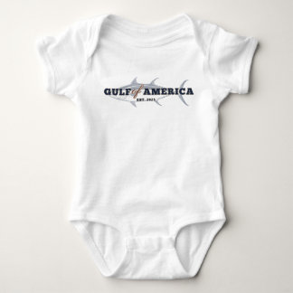 Gulf of America - Blue Fin - baby jumpsuit Bodysuit