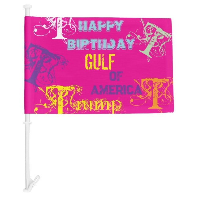 GULF OF AMERICA CAR FLAG (Front)