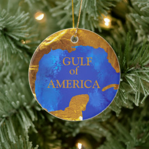 GULF OF AMERICA CERAMIC ORNAMENT