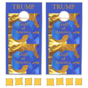 GULF OF AMERICA CORNHOLE SET