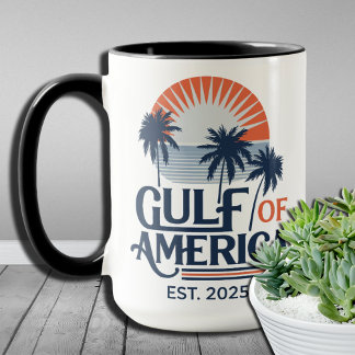Gulf of America Est. 2025 Coastal Living Adventure Mug