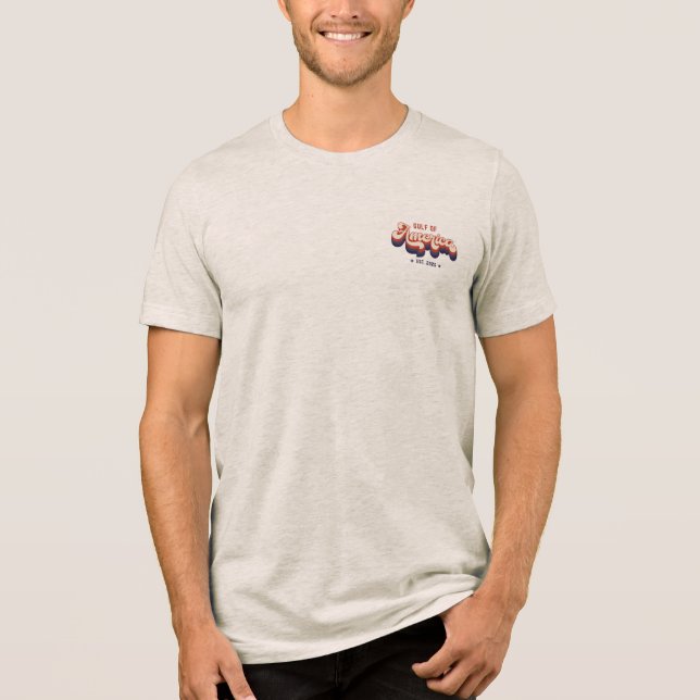 Gulf of America Est. 2025 T-Shirt Tri-Blend Shirt (Front)