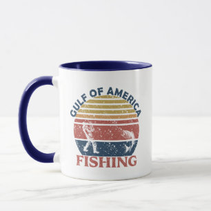 Gulf of America fishing pole American patriotic Mug