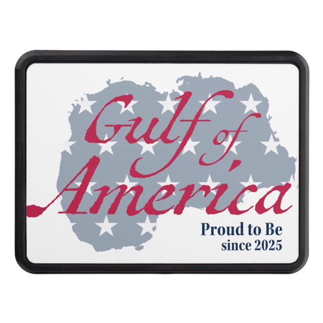 Gulf of America Hitch Cover (Front)