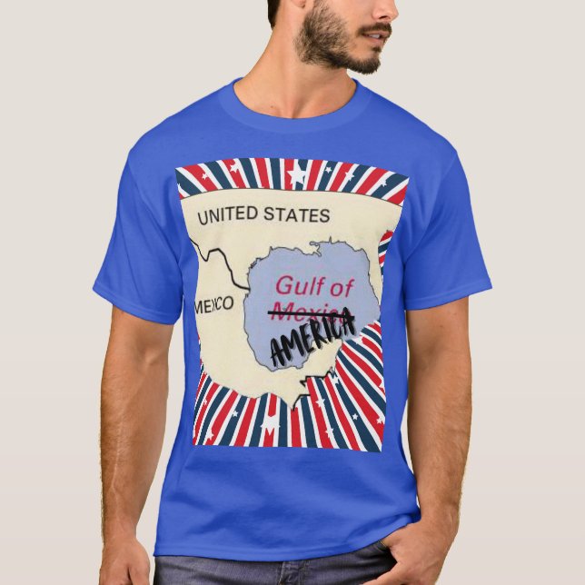 Gulf Of America MAGA T Shirt (Front)