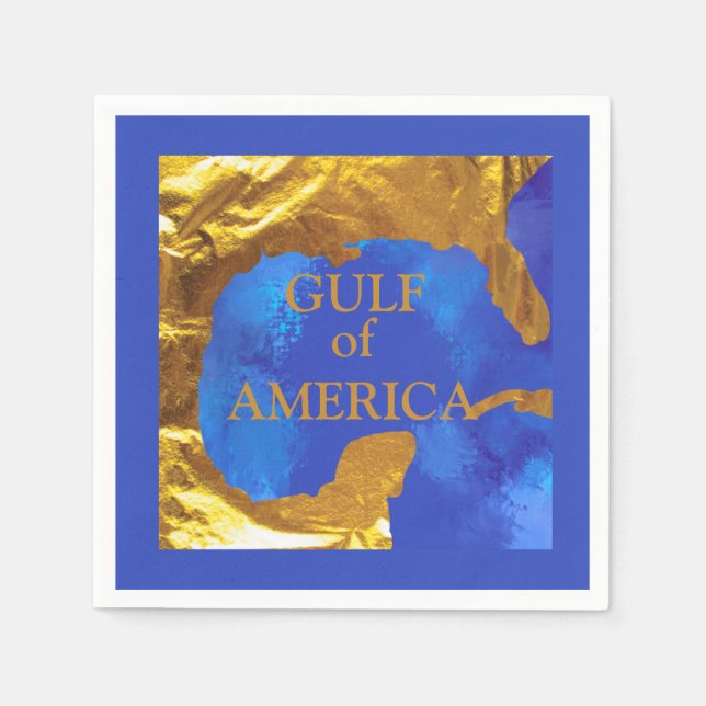 GULF OF AMERICA  NAPKINS (Front)