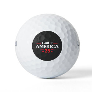 Gulf of America Patriotic American Trump USA Flag Golf Balls