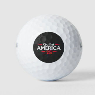 Gulf of America Patriotic American Trump USA Flag Golf Balls