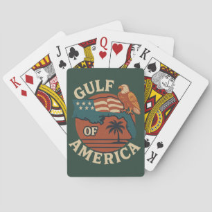 Gulf Of America Retro Poker Cards