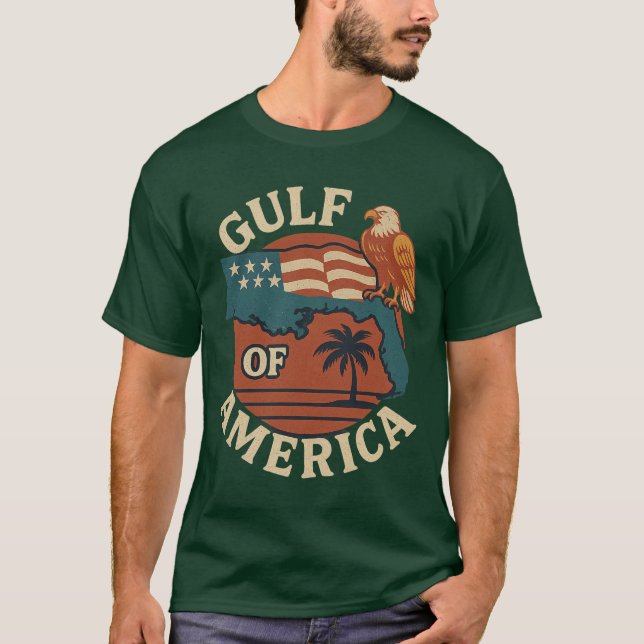 Gulf Of America Retro T-Shirt (Front)