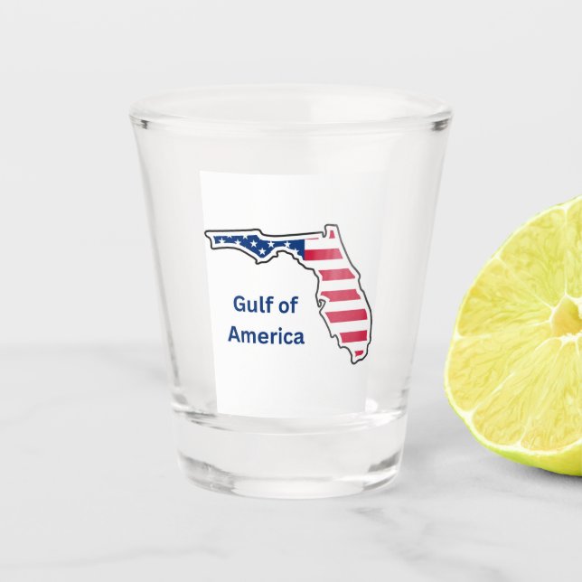 Gulf of America Shot Glass (Front)