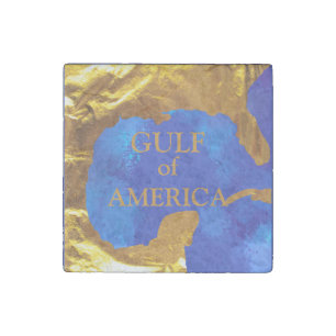 GULF OF AMERICA STONE MAGNET