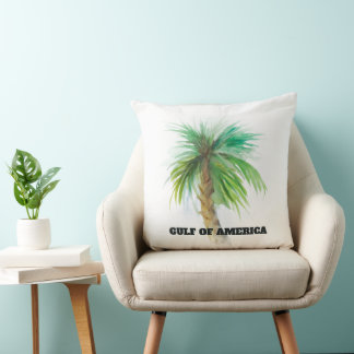 Gulf of America Throw Pillow