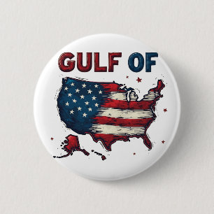 Gulf of America USA Map Trump USA Gulf of Mexico Button