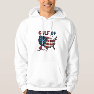 Gulf of America USA Map Trump USA Gulf of Mexico Hoodie