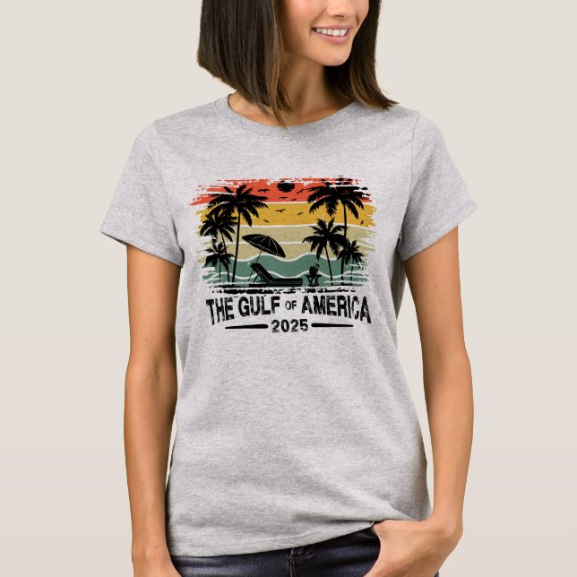 Gulf of America vintage American patriotic T-Shirt (Front)