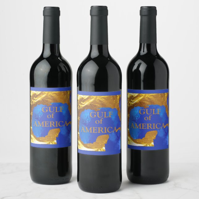 GULF OF AMERICA  WINE LABEL (Bottles)
