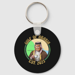 Gulf Of Arabia Est 2025 Funny Trump Vintage Arabia Keychain