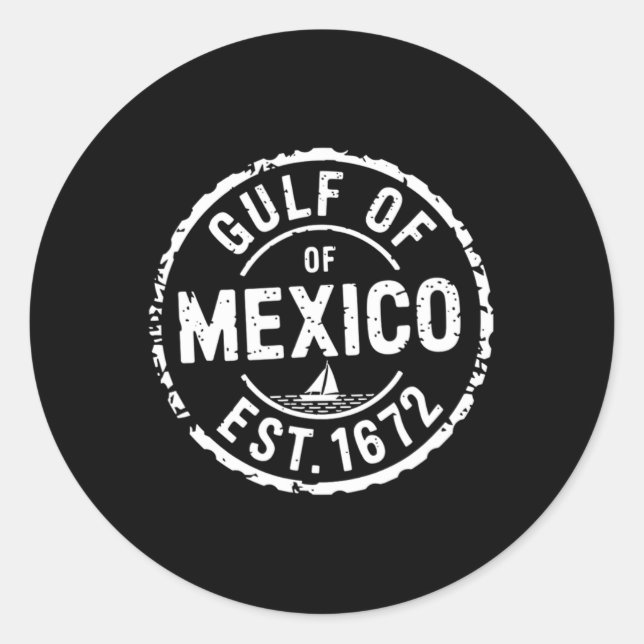 Gulf Of Mexico 7  Classic Round Sticker (Front)