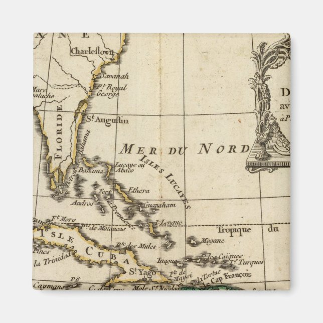 Gulf of Mexico, Caribbean Isles Magnet (Front)