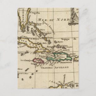 Gulf of Mexico, Caribbean Isles Postcard