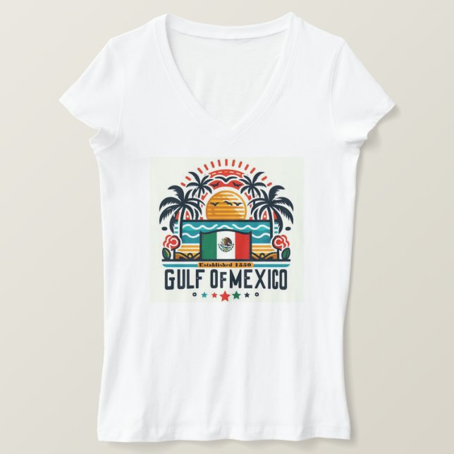 Gulf of Mexico Established 1550, T-shirt (Design Front)