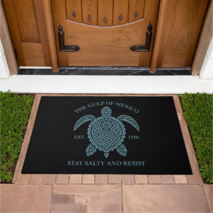 Gulf Of Mexico ESTD 1550 Stay Salty And Resist Doormat