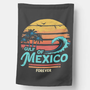 Gulf of Mexico Forever Vintage Beach Mexican House Flag