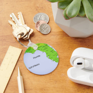 GULF OF MEXICO KEYCHAIN