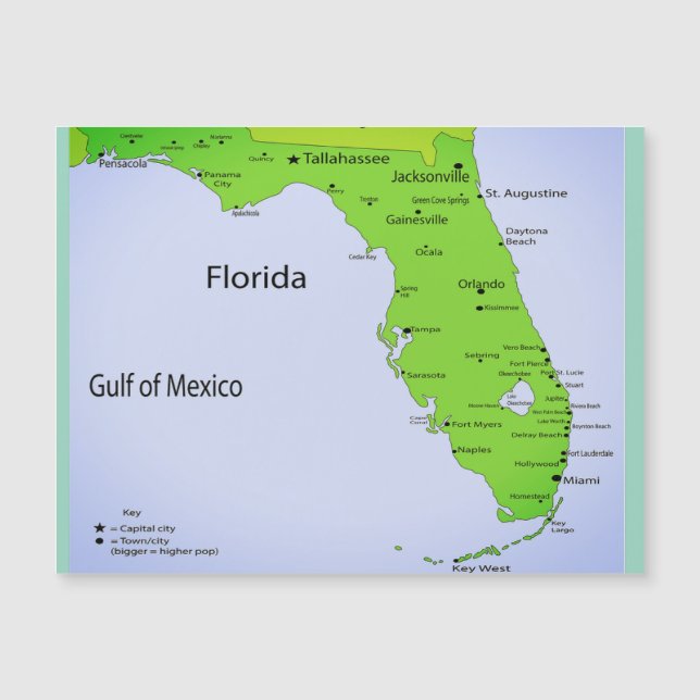 GULF OF MEXICO Magnetic  Card (Front)