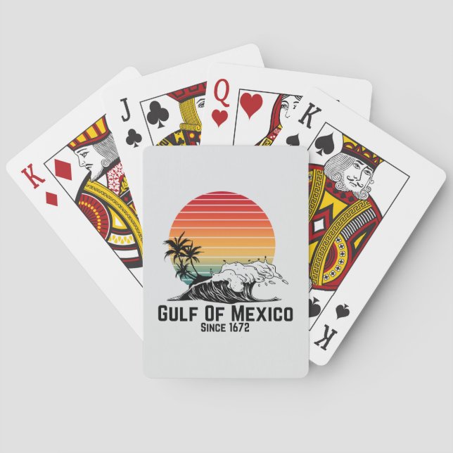 Gulf Of Mexico Poker Cards (Back)