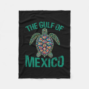 Gulf Of Mexico Sea Turtles Fleece Blanket