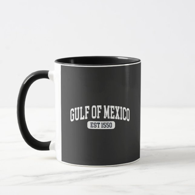 Gulf of Mexico Since 1550 America Humor Mug (Left)