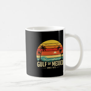 Gulf Of Mexico Since 1672 Sunset Vibes Vintage Tee Coffee Mug