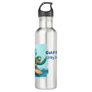 Gulf of Mexico Stay Salty & Resist Tumbler Stainless Steel Water Bottle
