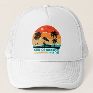 Gulf of Mexico stay salty vintage Trucker Hat
