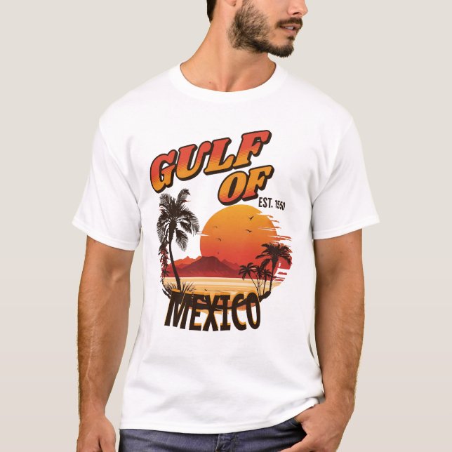 Gulf of Mexico T-Shirt Mexico Gift for Mexico Gulf (Front)