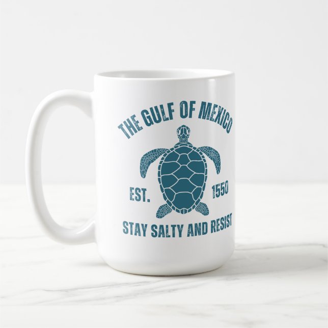 Gulf of Mexico turtle Coffee Mug (Left)