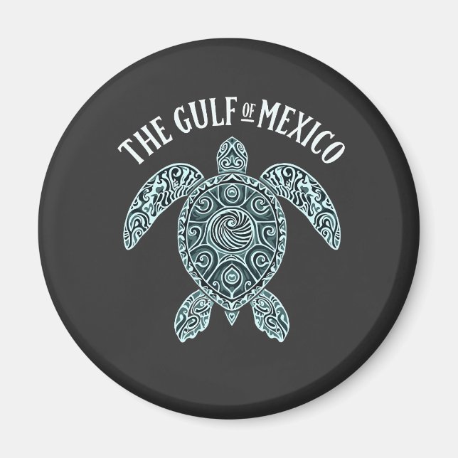 Gulf of Mexico Turtle Sea Latino  Magnet (Front)