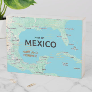 Gulf of Mexico Wooden Box Sign