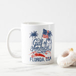 Gulf of the USA America 2025 Florida American Flag Coffee Mug