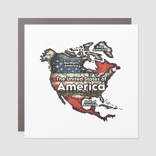 Gulf of United States of America Car Magnet (Front)