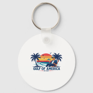 Gulf Of United States Of America Est 2025 Funny Tr Keychain