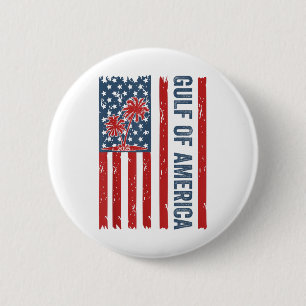 Gulf Of Us America Est 2025 Funny Gulf Of Usa Amer Button